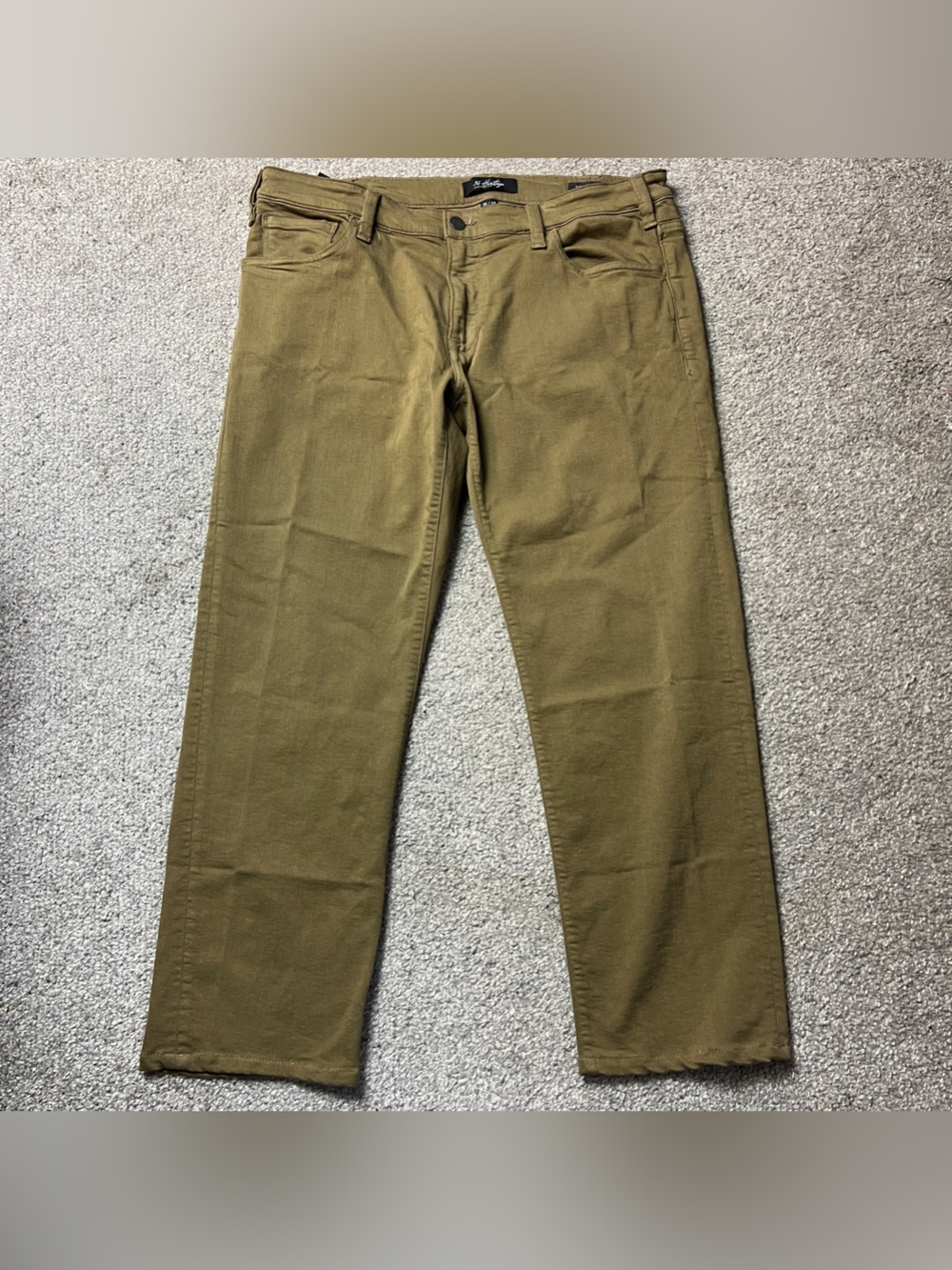 34 Heritage Pants Mens 38x34 Brown Courage  Straight Leg Mid Rise 38x28 Actual